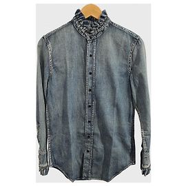Autre Marque Camisa Saint Laurent de jeans T.S Azul