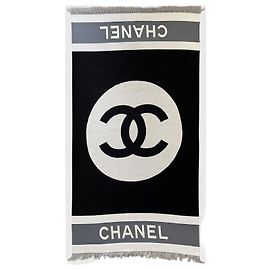 Serviette de bain Chanel Black