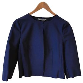 Alberta Ferretti Jacke blau T.36 Blau