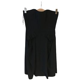 Autre Marque Vestido Yves Saint Laurent negro T.40 Negro