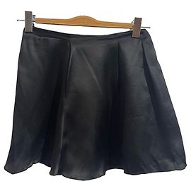 Gonna skater Tiffany & Co in seta nera XS Nero