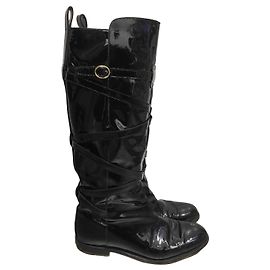 Autre Marque Bottes Yves Saint Laurent noires T.36 Black