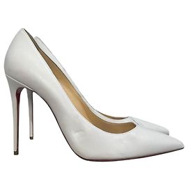 Escarpins Christian Louboutin blancs T.38 White