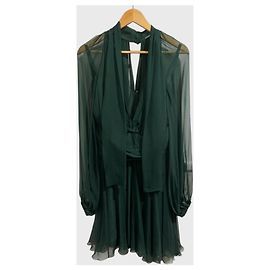 Robe Dolce & Gabbana verte T.42 Vert