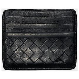 Tarjetero Bottega Veneta negro Negro