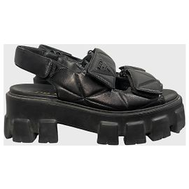 Sandálias Prada pretas T.37 Preto