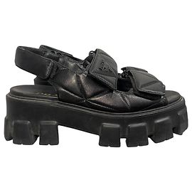 Sandalias Prada negras T.37 Negro