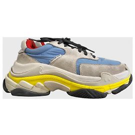 Baskets Balenciaga Triple S T.37 Blue