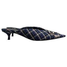Mules Balenciaga Knife BB T.37 Blau