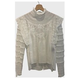 Blusa Isabel Marant bianca T.36 Bianco