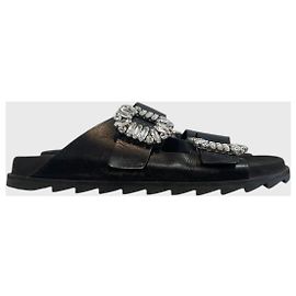 Roger Vivier Sandalen schwarz T.37 Schwarz