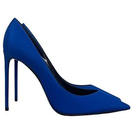 Autre Marque Saint Laurent Pumps blau Gr. 38 Blau