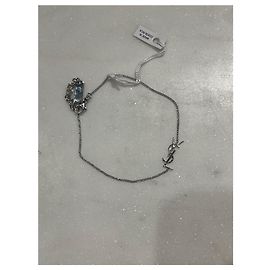 Autre Marque Pulsera Saint Laurent Cassandre Plata