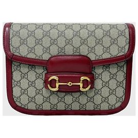 Borsa Gucci Horsebit 1955 Beige