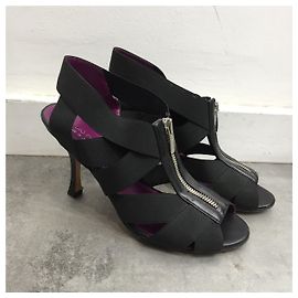 Sandales Sergio Rossi noires T.37 Black