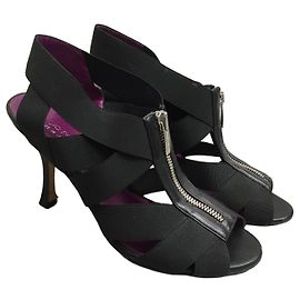 Sandales Sergio Rossi noires T.37 Black