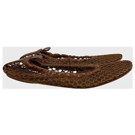 Ballerines Gianvito Rossi marron T.37,5 Brown