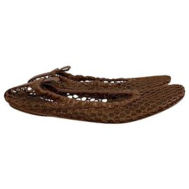 Bailarinas Gianvito Rossi marrón T.37,5 Castaño