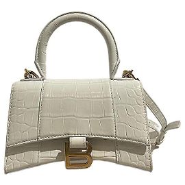 Bolsa Balenciaga Hourglass XS Branco