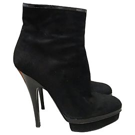 Botas Yves Saint Laurent negras T.41 Negro
