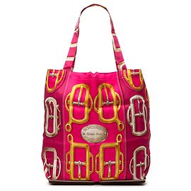 Tote Pink Hermès Bouclerie D Attelage Silky Pop Rosa