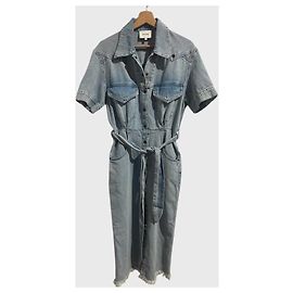 Abito Nanushka in denim T.S Blu