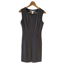 Diane Von Furstenberg Kleid grau T.2 Grau