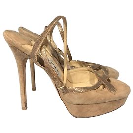 Sandali Jimmy Choo beige T.37 Beige