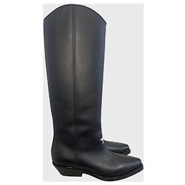 Autre Marque Botas Dior pretas T.36 Preto