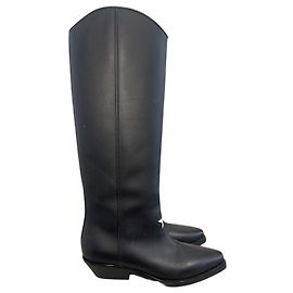 Autre Marque Bottes Dior noires T.36 Black