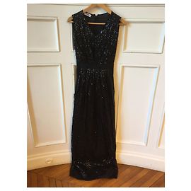 Robe Moschino Noire T.36 Noir