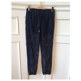 Pantalon Ermanno Scervino T.36 Bleu