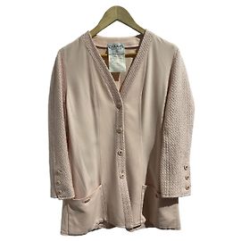Casaco Chanel rosa T.42 Rosa