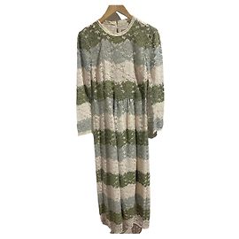 Robe Burberry dentelle T.36 Bleu