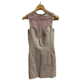 Jitrois Lammlederkleid Rosa Größe 36 Pink