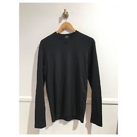 Jersey Chanel Uniform de algodón negro efecto acolchado talla S Negro