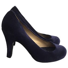 Escarpins Lanvin velours T.37 Blue