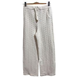 Calças Balmain brancas T.36 Branco