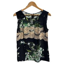 Top Dolce & Gabbana negro T.40 Negro
