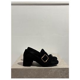 Zapatos de tacón Prada negros T.38,5 Negro
