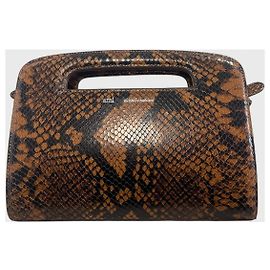 Sac Ami Paris en pyhton Brown