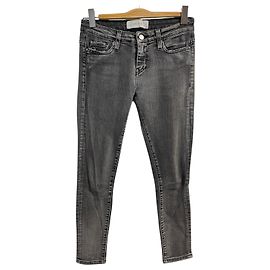 Vaqueros Slim Fit Iro Grises de Algodón Talla 27 Gris