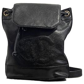 Mochila Chanel negra Negro