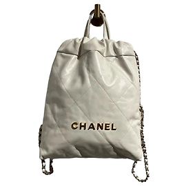 Sac à dos Chanel 22 Blanc White