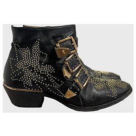 Botas Chloé Susanna T.36,5 Negro