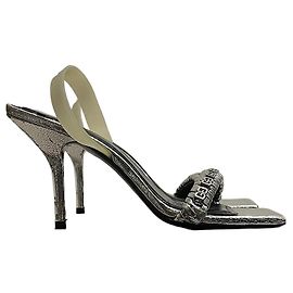 Sandales Givenchy argents T.38 Métallisé