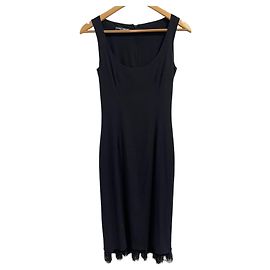 Dolce & Gabbana Kleid schwarz T.34 Schwarz