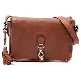 Borsa a tracolla Marrakech Gucci in vitello marrone Marrone