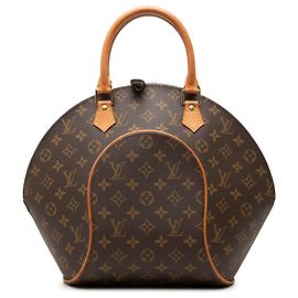 Brown Louis Vuitton Monogram Ellipse MM Handbag Brown