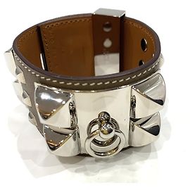 Hermès Bracciale con Charms Hermes Collier de Chien Medor Altro Taupe
